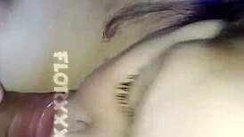 Feeling the rush as huge Russian tits give the best handjob to a blonde babe