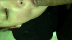 Intense Gagging Deepthroat Leads To Cumshot On Eyes With Big Black Cock