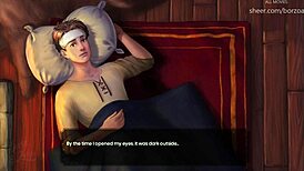 Myrtle's Big Boobs in Lingerie Make Boris's Cock Harder Emotionally