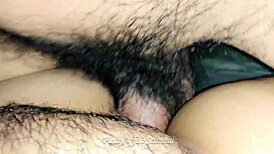 cum drips from tight teen pussy after creampie!