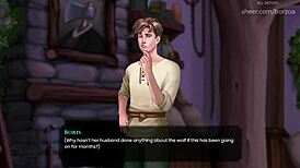 Myrtle's Big Boobs in Lingerie Make Boris's Cock Harder Emotionally