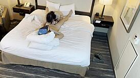 Tattoed Beauty Sucks Petite 18+ Cock