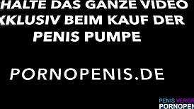 Big-boobed brunette gets pounded hard by a huge German man. The action is raw and intense.