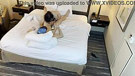 Tattoed Beauty Sucks Petite 18+ Cock