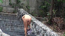 My flashing adventure, walking nude down the street for thrills