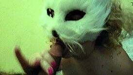 Wife sucks my dick till I cum in her mouth