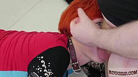 Extreme amateur tiny Ava deep-throats 47 jism explosions hard