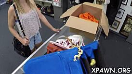 Non-professional's curves get touched before camera