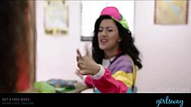 Girlsway Naughty Emily Willis Learns Lesbian Tricks Hard Way