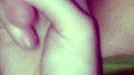 she's fingering her tight wet pussy while i stuff that gigantic dildo in 😈💦