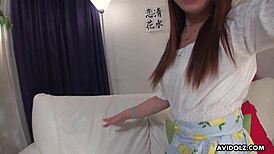 japanese babe renka shimizu masturbates uncensored