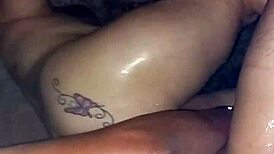 i fuck her hard in the bathroom with dripping cum