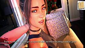 Being A Dik Chick Route 26 Gets Caught Riding Big Cock in 3D Cartoon Missionary and Cowgirl