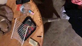 Intense Gagging Deepthroat Leads To Cumshot On Eyes With Big Black Cock