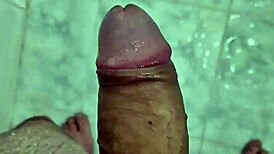 Exotic Brazilian twink plays with his cute young body in the shower