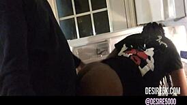 so, this teen got fucked doggystyle in a refrigerator for the first time. real homemade black mama action.