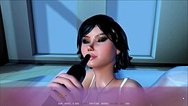 Stepmom Teases Me with Handjob on Bottle