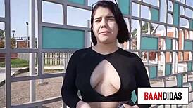 Jade sweet caught cheating with big ass blowjob outdoors