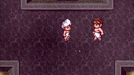 Damn! Henteria Chronicles 3 Part 11 Eng Game Shows Pixel Art Cheating and Blowjob!