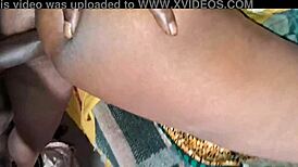 Hard anal pounding of bhabhi in field with big cock