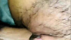 cum drips from tight teen pussy after creampie!