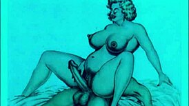 vintage erotic illustration brings retro anime charm to life