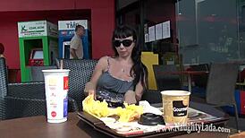 My flashing adventure, walking nude down the street for thrills