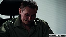 kiara cole seduces guidance counselor with dirty talk and blowjob 😏