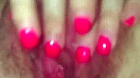 she's fingering her tight wet pussy while i stuff that gigantic dildo in 😈💦