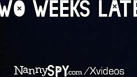 Hey, nanny, you gonna swallow or lose this job with that cock?