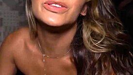 Busty bleached blonde asian slut luna gets fucked pov style