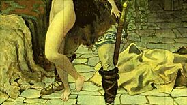 Hey, look at this vintage cartoon illustration from the antique era!