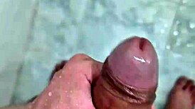 Exotic Brazilian twink plays with his cute young body in the shower