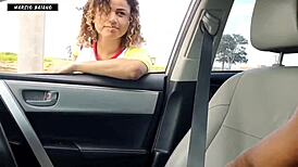 hot bbw chick signals for big cock licking