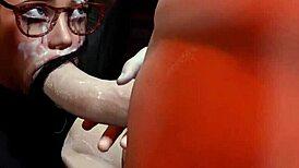 Hot Brunette Babe in 3D Hentai Anime - Deepthroat Facefuck Teaser, Wanna See More?!