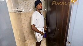 sneaky nigeria milf bangs stepdaughter's boyfriend on valentine's