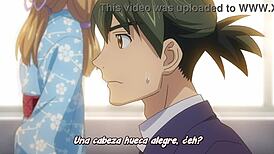 Watch Nobunaga-sensei tease those big anime tits?