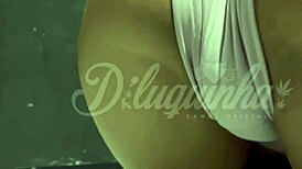 Naughty employee craves pussy massage and sex during service