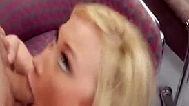 Knuller den blonde hora med rå kraft i vintage stil. Mann, hun elsket hvert sekund!