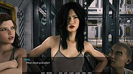 I came inside her in sex anime.