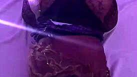 Ebony pornstar takes it nice and slow with her real ass.