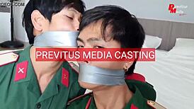 Man, police and soldier tricked into gay sex during casting!