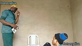 Student Rides Fellow Student's Cock Cowgirl, Almost Caught By Mom