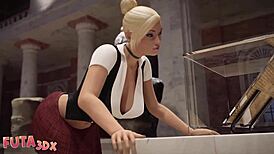 Futa3dx - Футы с большими членами доминируют в музее