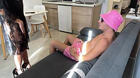 Mother Drives Son's Friend Crazy Before Pool Party