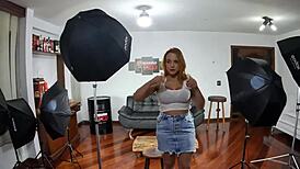 Nicole romanoff enters ted's mansion naked for bareback fun