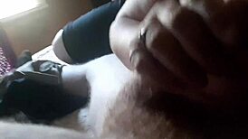 She Gives A Good Blowjob To His Big Monster Cock