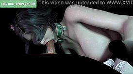 Slut sucking the big dick closeup