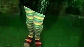 crossdresser bangs small 18+ woman outdoors wild!