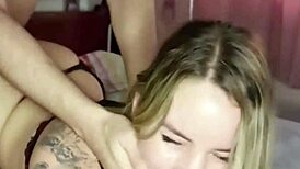 Couple fucks hard in cowgirl and doggystyle.